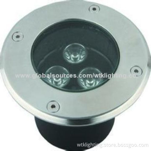 LED Underground Light, 3W Power, Made of Die Casting Alloy Housing with Excellent Heat Radiation